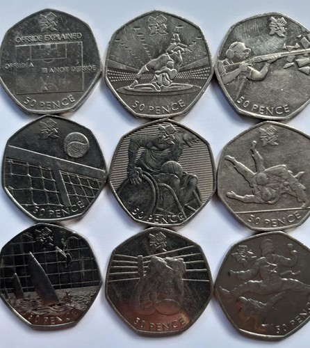 2011 2012 london olympics 50p - 2011,,
