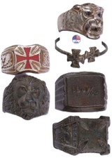German ring 6 pcs set WWII