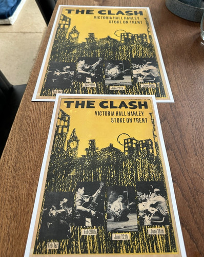 The clash victoria hall hanley - victoria,