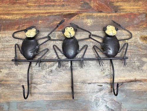 Monkey wall hook rack hooks - monkey,