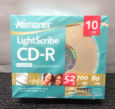 New Memorex LightScribe CD-R