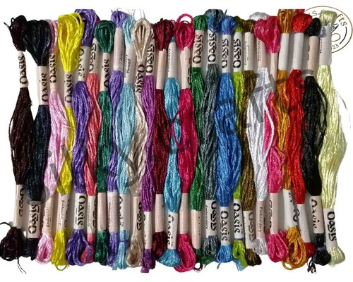 Skeins rainbow embroidery - rainbow,