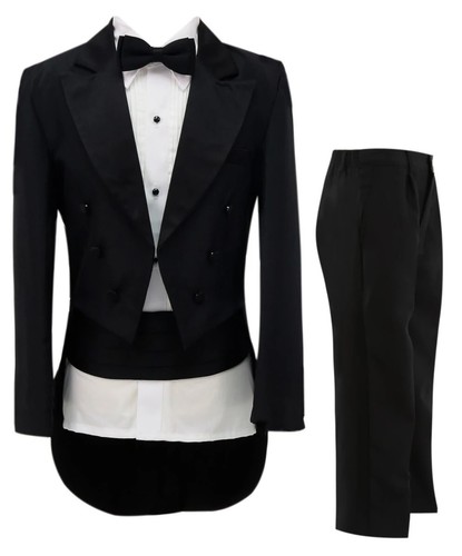 Boys black tuxedo tail - , piece