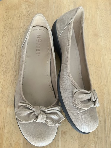 Hotter jewel ballerina shoes - jewel,