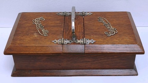 Vtg 1920s oak wooden - vtg,