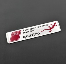 Audi Quattro Sport Germany Team Goh Badge Emblem Self Adhesive Styling Sticker