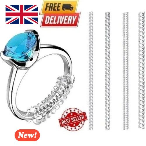 4pcs ring size adjuster - adjuster, clear