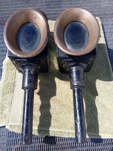 Pair vintage carriage - pair,