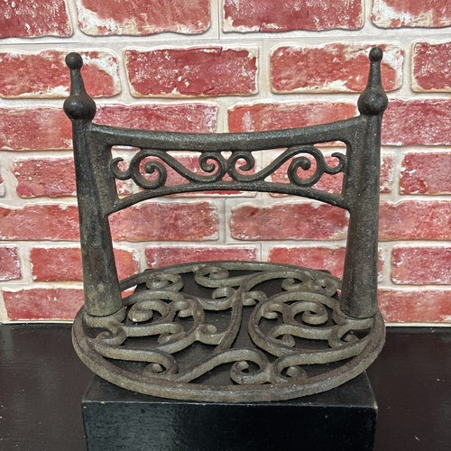 Antique cast iron ornate - ornate, boot