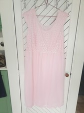 Pink (Pale) Nylon Nightdress