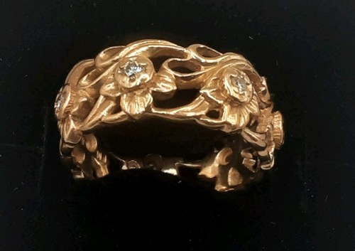 14ct welsh gold ring - 14ct, s