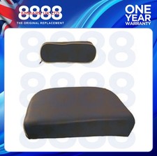 SEAT CUSHION SET - WITH WHITE TRIM For Ford New Holland SUPER DEXTA Tractor