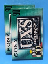 2x Sony C90 UXS Chrome Super