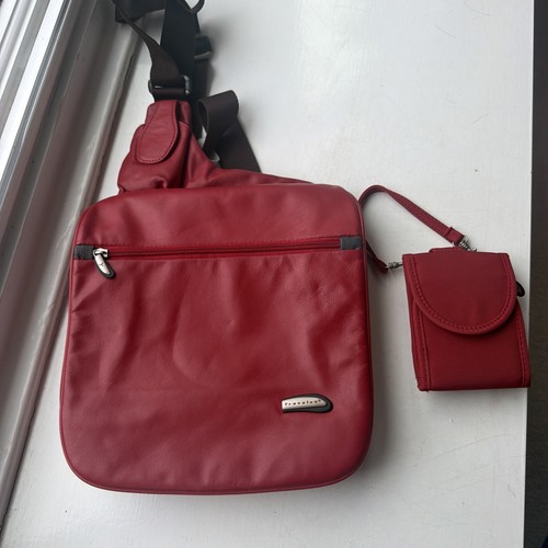 Travelon red cross body anti - red,