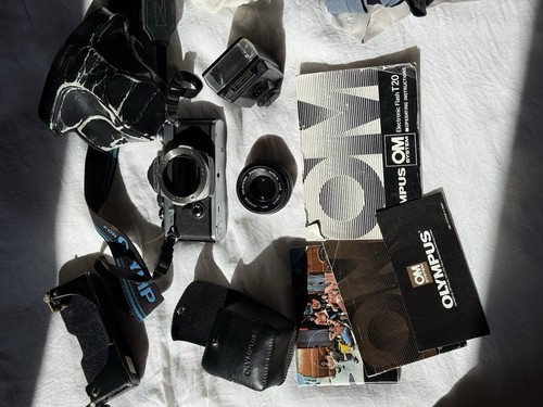 Olympus om2n silver slr - olympus,
