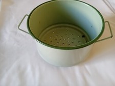 Vintage enamelled colander -