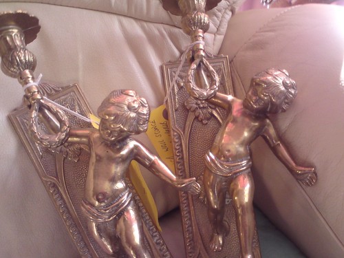 Vintage french cherub - vintage, wall