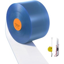 Uimoso Strip Curtain PVC Door Curtain 82' x 8" Roll Cooler Freezer Clear Plastic