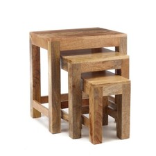 Solid light wooden - nest, of