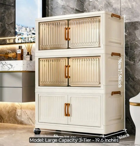 Folding storage organizer - folding,
