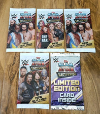 Topps WWE Slam Attax Universe TCG Sealed Packs x 5 inc Ltd Edition