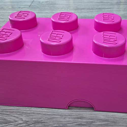 Lego pink stackable storage - lego,