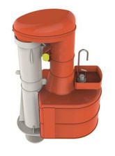 Thomas Dudley Turbo 44 Toilet Syphon Dual Flush 2-piece 9 inches Easy Fit