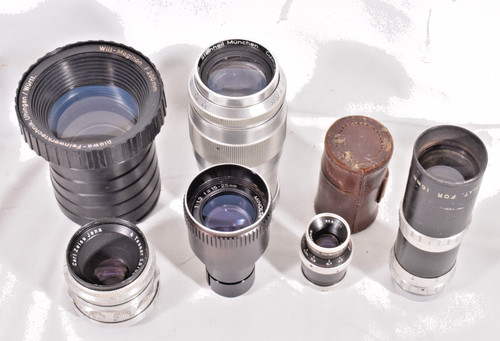 Assorted vintage lenses - vintage,