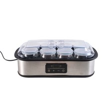 Digital Electric Yoghurt Maker with 8 Glass Jars with Temperature & Time Setting