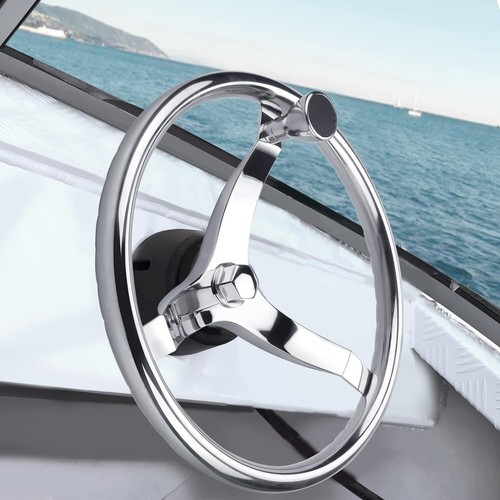 Stainless steel boat steering - boat,