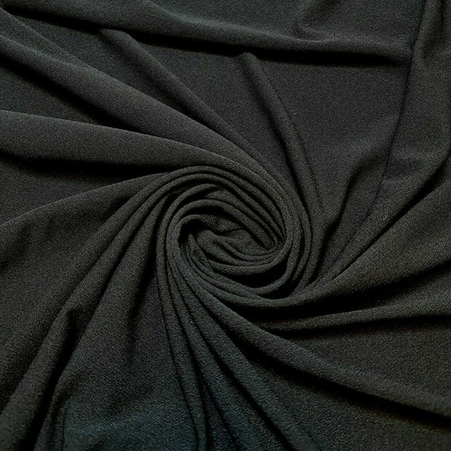 Black elastane 4way stretch - black,