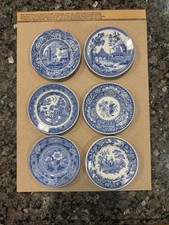 Set of 6 Spode Blue Room