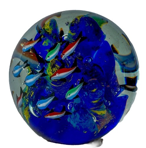 Murano aquarium art glass - aquarium, fish
