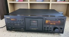 Teac V-5000 3-Head Stereo Cassette Deck Audio Recorder Player + Remote Control 