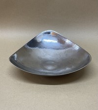 Mid Century Vintage Keswick School KSIA Planished Staybrite Fruit Bowl