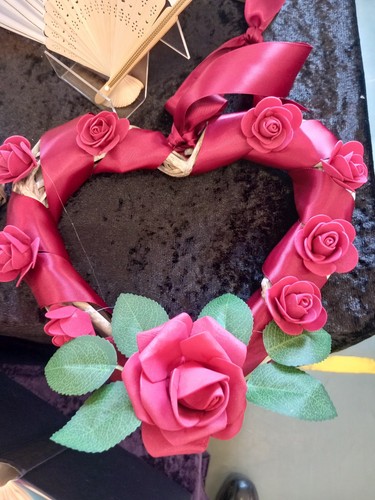 Wicker heart decoration - heart, +