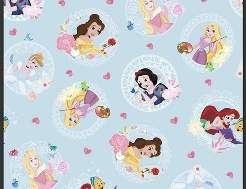Disney princesses cotton 5m - disney,