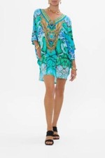 Sea Green Aqua short Kaftan