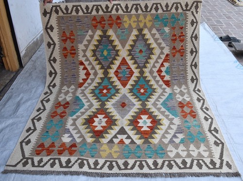 5x7 flatweave afghan - 5x7,