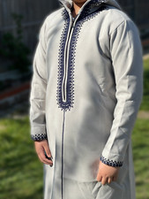 Premium Moroccan Winter Zipped Thobe