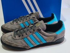 ADIDAS *JEANS* (FY1380) GREY BLUE MENS SUEDE TRAINERS UK 9 EU 43 1/3