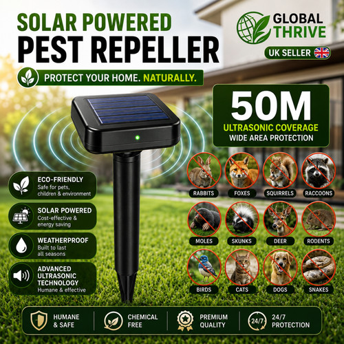 Ultrasonic garden deterrent - garden,
