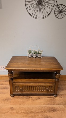 Ercol elm stand unit media - tv,