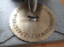 Engraving Stencil for Gravograph Ring Engraving Machine / Goldsmith Tool