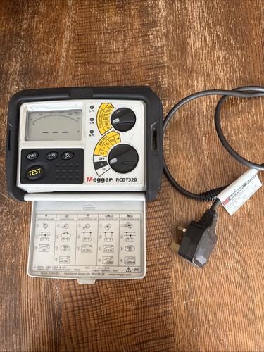 Megger rcdt320 rcd voltage - megger,
