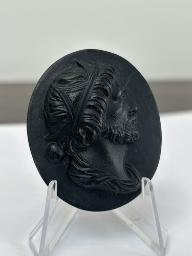 Wedgwood black basalt portrait - black,