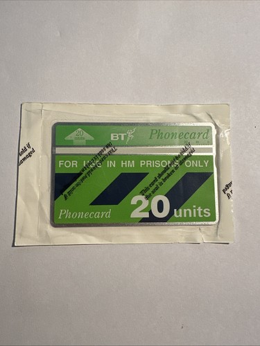 Phonecard sealed mint retro - sealed,