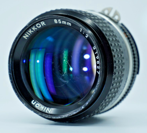 Nikon nikkor 85mm 2 mf - ai-s,