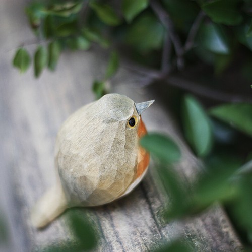 Handmade wooden birds - 1x,