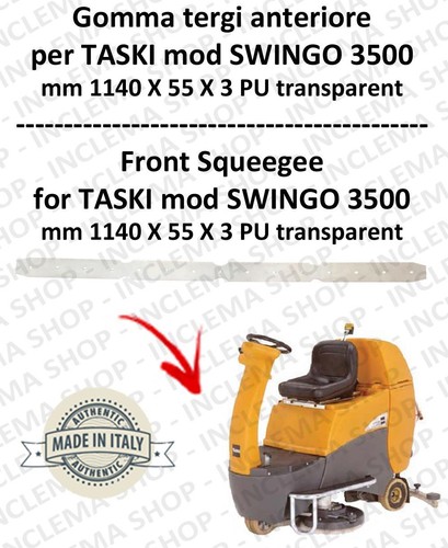 Front squeegee rubber for - squeegee,